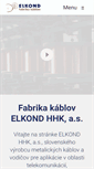 Mobile Screenshot of elkond.sk